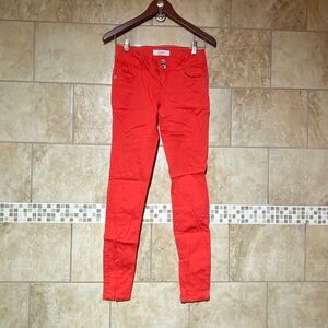 Candie's Women's Skinny Jeans Red Size 3